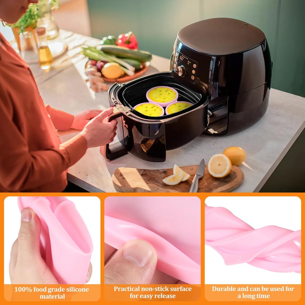 Non-Stick Round Silicone Cake Mold Baking Pan for Dessert Making DIY Bakeware Tool Heat Resistant Reusable Kitchen Accessories