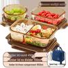 Microwave-Safe Glass Food Storage Container with Lid