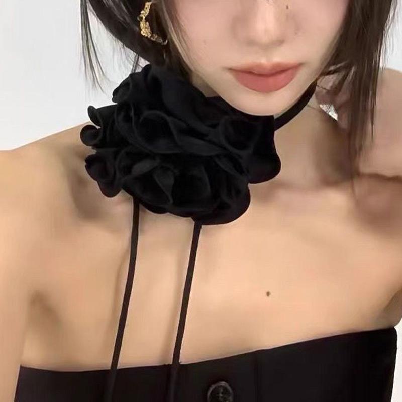 Dámské svatební šperky svatební elegantní květinový náhrdelník gotický vintage