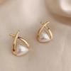 Pearl Light Luxury Earrings, High-end and Stylish Niche Design Earrings, All-match Earrings
