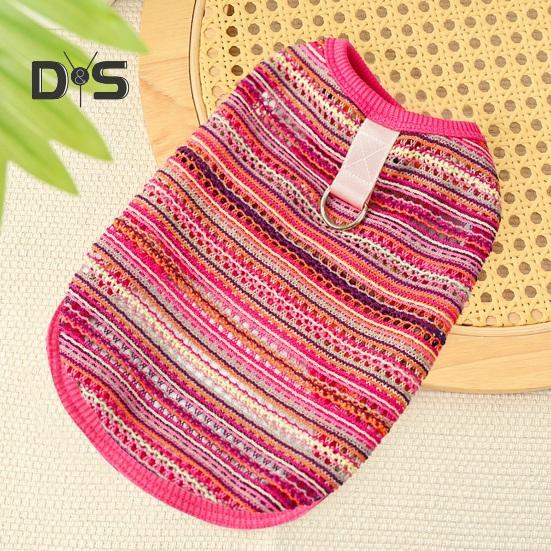 Dog Shirts Summer Sleeveless Pet Vest Breathable Hollow Cooling Clothes Pet Outfit for Small Dogs And Cats