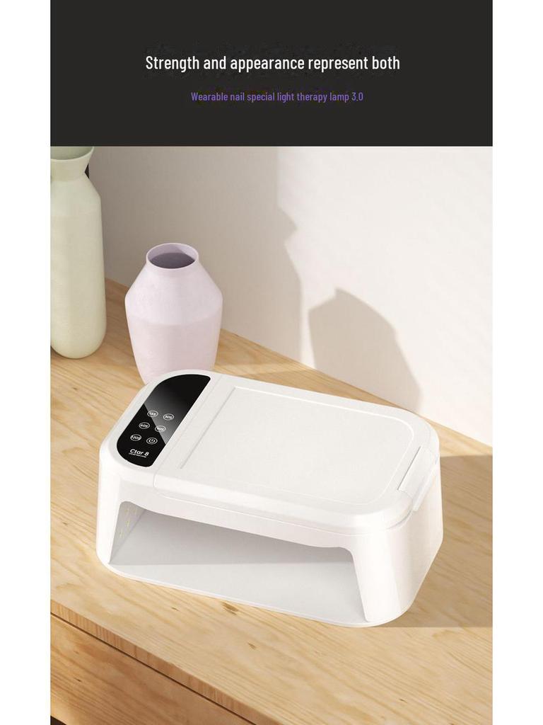 Hochleistungs-Schnelltrocknungs-Nagelkunstlampe: Kein Schwarzwerden der Hände, perfekt zum schnellen Trocknen von Nagellack.
