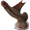 Realistic Huge Dildo with Big Swinging Balls Sex Toys, 9.05“ Long Dildos for Anal G Spot Stimulate, Soft Liquid Silicone Didlo with Suction Cup,