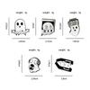 Little Ghost Brooch - Halloween Cartoon Series Badge for Children's Backpack Decoration