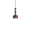 Country Retro Metal Iron Art Wood Color Led Pendant Lights Cafe Dining Table Restaurant Hotel Hanging Lamp Indoor House Luster