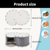 Felted Cats House Cats Cave for Small Animal Tunnel Spacious Washable Cats Cave for Indoor Cats Small Dogs Bunnies