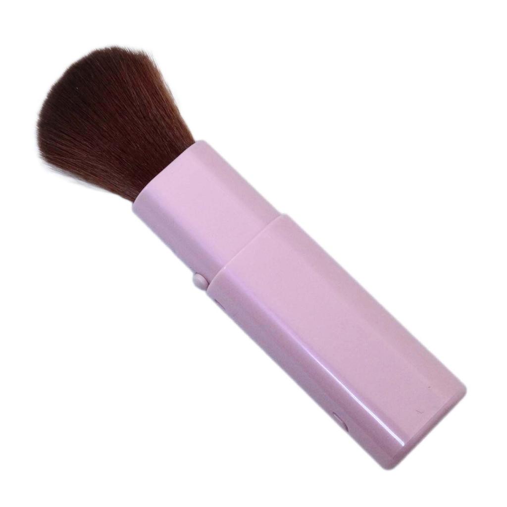 Makeup Brush Shishida Seishindo Makeup Brush Slide Face Brush Made in Japan Pink MK-375P