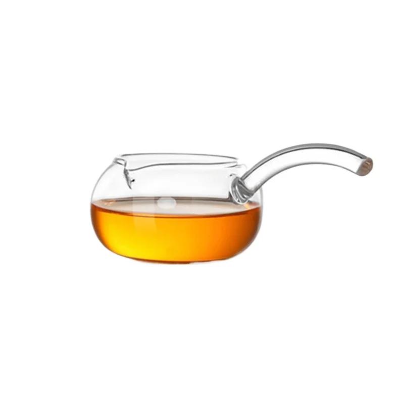 

250ml Long Handle High Borosilicate Glass Fair Cup Teaware Heat-resistant Transparent Tea Dispenser Tea Ceremony Accessories 200ml прозорий
