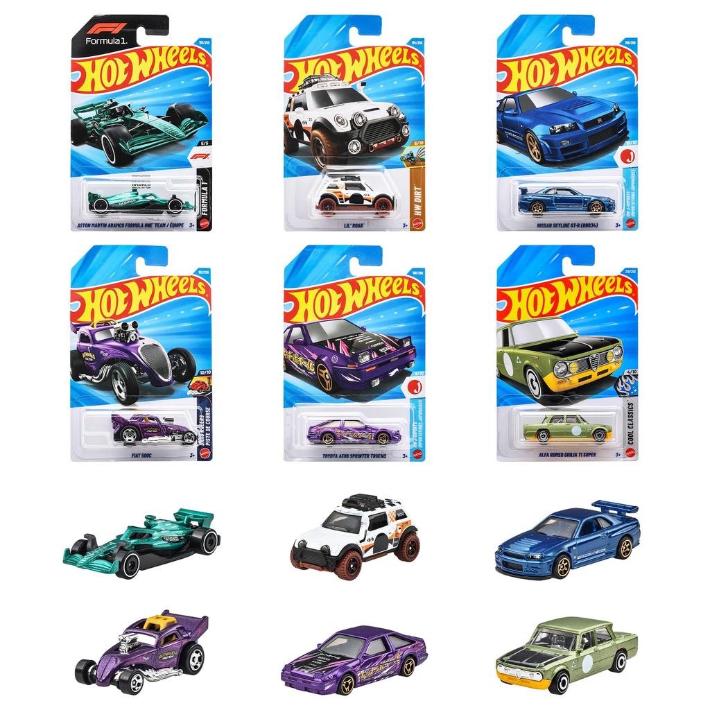 Hot Wheels Basic Car L Assortment Mini Car 1:64 Scale 36 Units BOX Sale 3 Years Old and Up C4982-98RL
