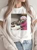 Funny Doll Face Y2K Graphic T Shirt Women Men Cotton Tee Summer Spring Oversized Tops ironic humor weirdcor Sarcastic Hilarious