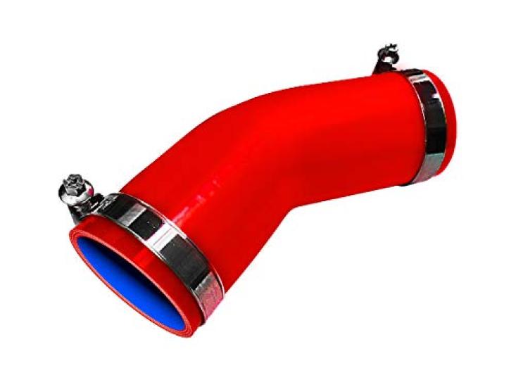 

силиконовый шланг с шлангом тот же 16 мм внутренний нет для подключения и воздуха Универсальная термостойкая лента, колено 45 градусов, диаметр, диаметр, красный, логотип,