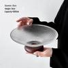 Luxury Chinese High-Foot Glass Fruit Plate