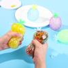 Pineapple Stress Ball Water Feeling Squishy Vent Toys Water Beads Squeeze Fidget Toy Anxiety Stress Relief Toy Sensory Squish