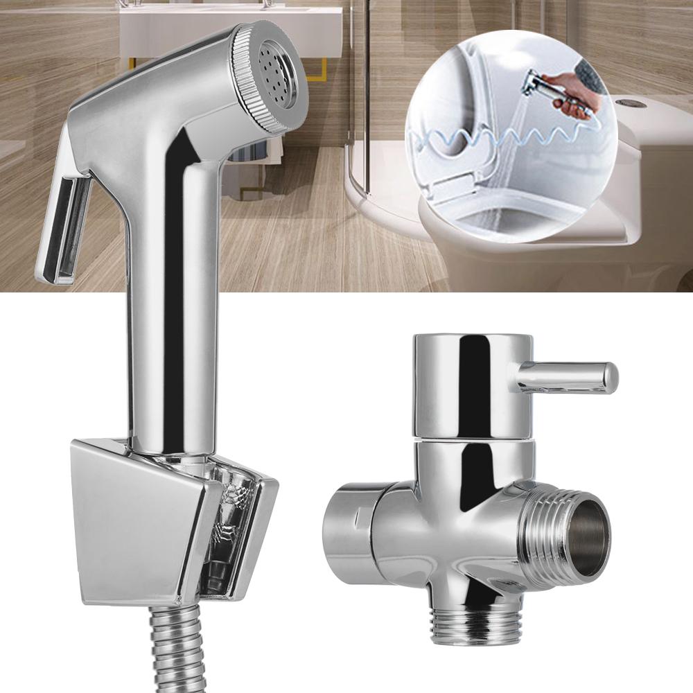 Selbstreinigender Badezimmerschlauch aus Edelstahl Duschkopf Handbrause Armatur WC Bidet-Sprayer
