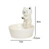 Animal Candle Holder with Warming Paws Ceramic Candle Base Cartoon Candle Stand for Desktop Wedding Anniversary Party Girl Women