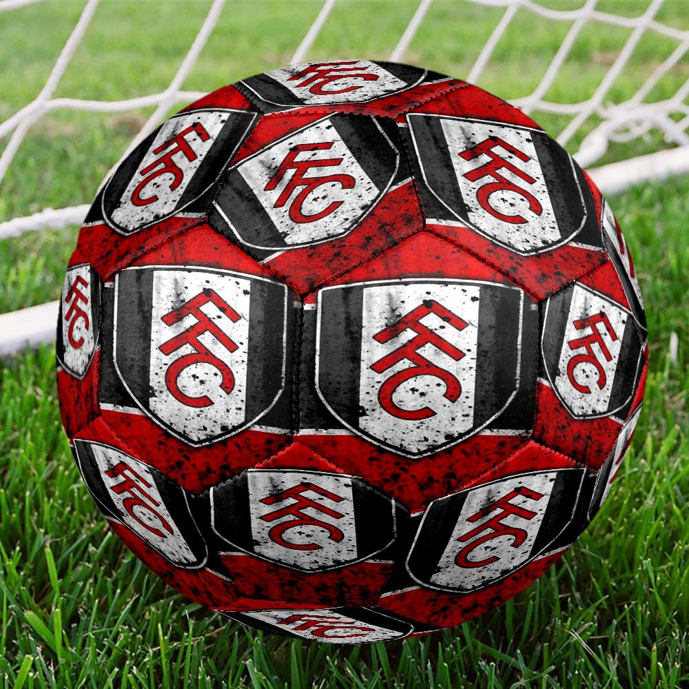 Fc Crest Design Printed Size 5 Soccer Balls, High-Quality, Anti-Slip, Protective Football, A Unique Gift , Birthdays, Christmas Gifts