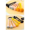 Lotus Brush Small Bulb Blush Brush Artificial Fiber Hair Plastic Handle Makeup Loose Powder Brush Setting Makeup