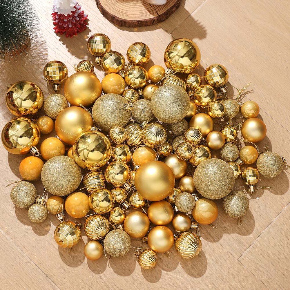 10/20/30/50/100Pcs Merry Christmas Decoration Ball Hanging Christmas Tree Pendant for Home Decor New Year 2026 Navidad Supplies