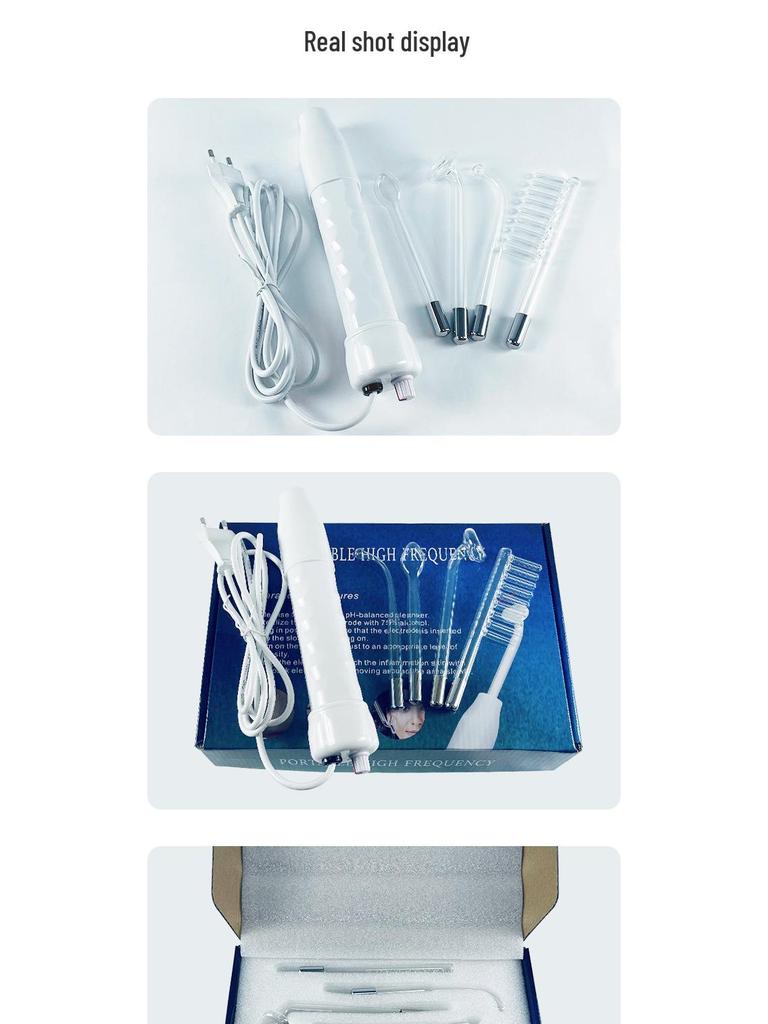 Sonic Beauty Portable High-Frequency Electrotherapy Massager Set