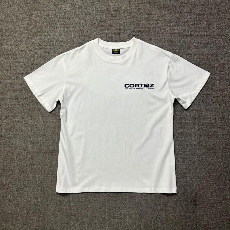 Unisex Übergroßes Baumwoll-Grafik-T-Shirt Lockerer Schnitt Rundhalsausschnitt Kurzarm T-Shirt Herren Damen Freizeit
