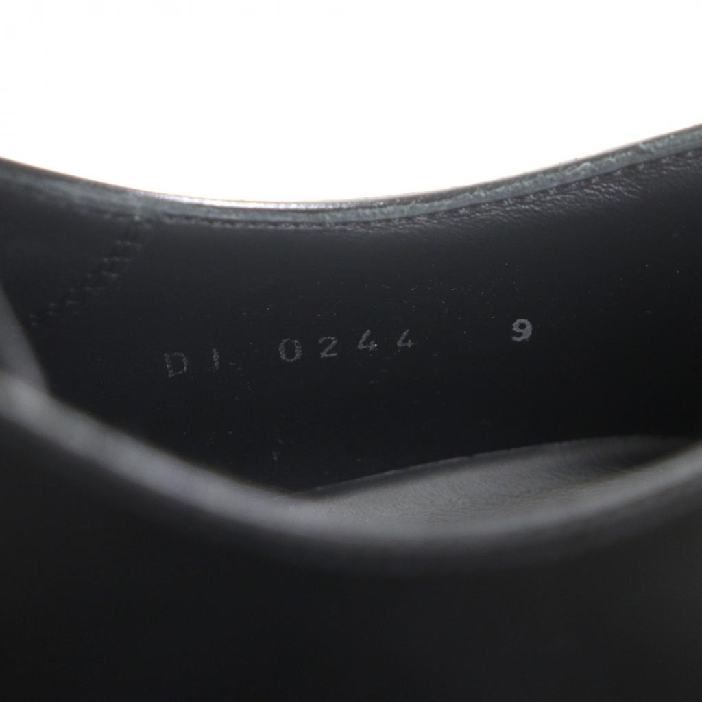 Vynikající kožené boty LOUIS VUITTON Minister Derby černá kůže pánské 9 Použité