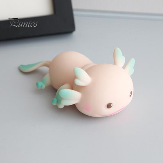 Cartoon Salamander Squeeze Toy Anxiety Stress Relief Salamandrid Pinch Sensory Toy Kids Teens Adults Soft Stress Ball Animal Fidget Toy