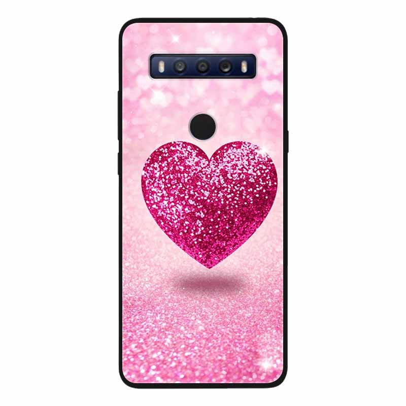 Para TCL 10 SE Funda Suave de Silicona Fresca y Moderna Para TCL 10SE T766U T766H Tapa Trasera TCL10SE TPU Protectora para Teléfono Fundas