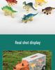Dinosaur Truck Toy Storage & Transport Set with Alloy Car for Kids