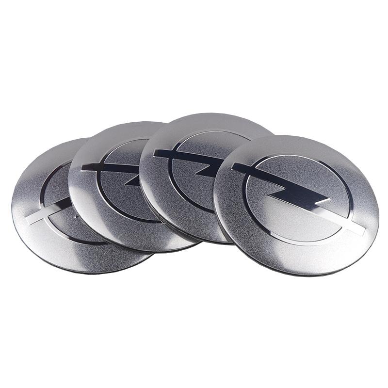 4Pcs Aluminum Emblem Car Wheel Center Hub Caps Sticker Badge For Opel Insignia P24 Astra Antara Meriva Zafira Corsa Car Wheel Hubcap
