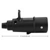 7 Pin N Type Connector Plug Play Towing Connector Compatible 24V Trailer Plug  Trailer Truck