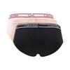 Calvin Klein Jacquard Logo Hipster Briefs 3-Pack Women underwear Multicolor QP2415O-BQW
