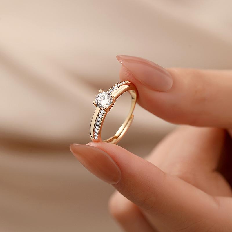 

Асимметричный ряд бриллиантовое кольцо женское легкое роскошное темперамент