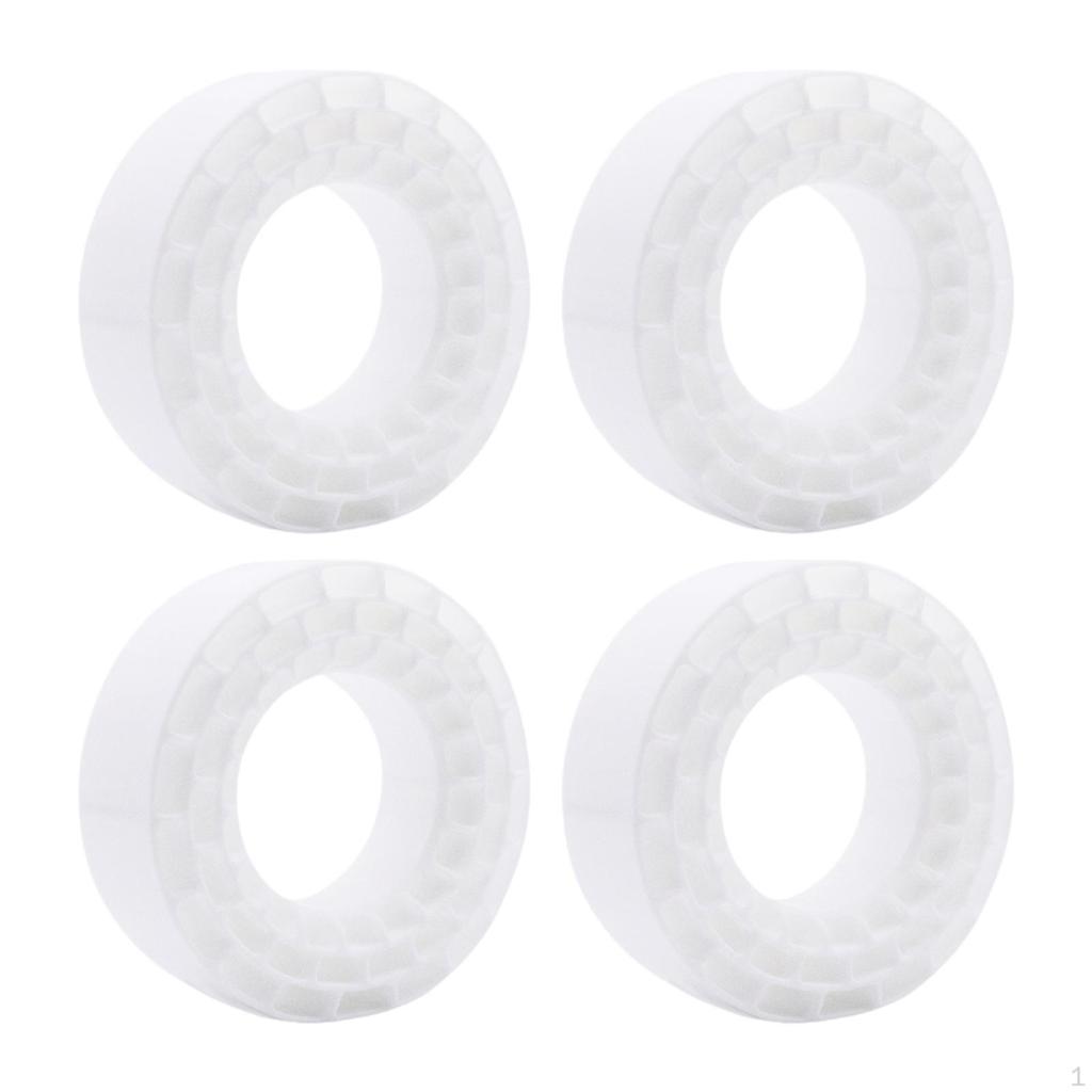 4Pcs Tire Inserts for 1/10 RC Crawler Trucks 1 10 Scale Accessories, Replaces 1:10 Car Part