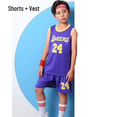 Conjunto de Camiseta de Baloncesto Kobe Bryant para Niños Xurin