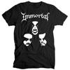 Camiseta Negra de Algodón para Hombre Banda Inmortal Todas las Tallas S-5XL XX372 Camiseta Unisex