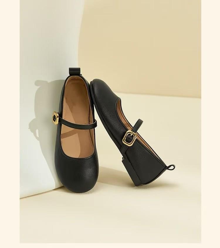 

Mary Jane shoes small leather shoes women s 2025 new autumn temperament single shoes simple fashion versatile high sense with skirt 40 чёрный
