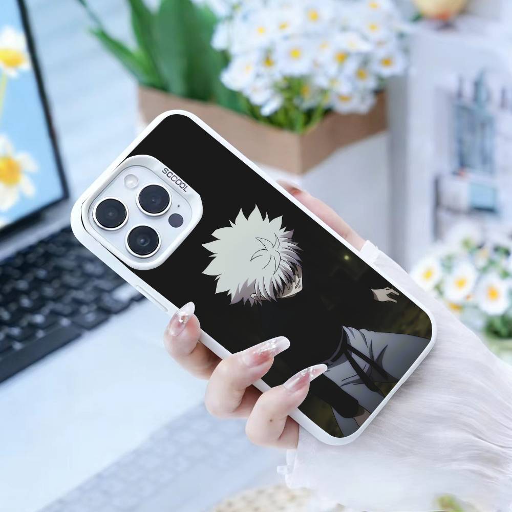 

G-Killua Zoldyck K-Hunter X Hunter Phone Case For iPhone 17,16,15,14,13,12,Pro MAX Black Matte Shockproof Cover iPhone17PRO