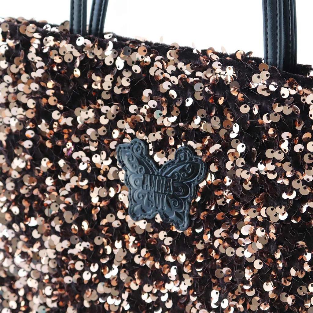 Eco Bag with Sequins [ANNA SUI] (Brown) 001540-0001-01