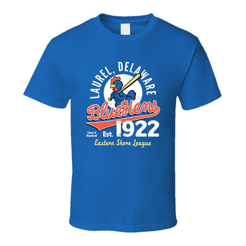 Laurel Blue Hens Delaware Baseball T Shirt S разноцветный
