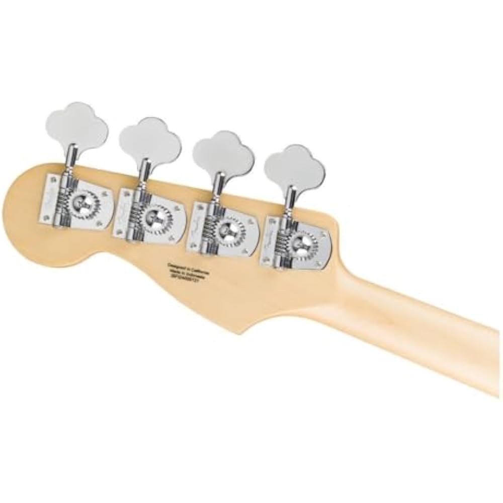 Fender Fender Electric Bass Standard Jazz Bass®, Maple Fingerboard, Black Pickguard, Black with S...