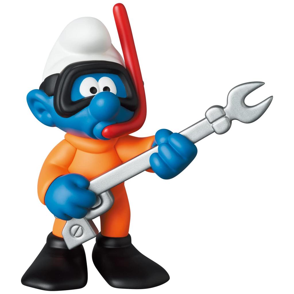 UDF THE SMURFS SERIES 1 SMURF DIVER Smurf Diver Height Painted Finished Figure approx. 87.5mm Non-scale