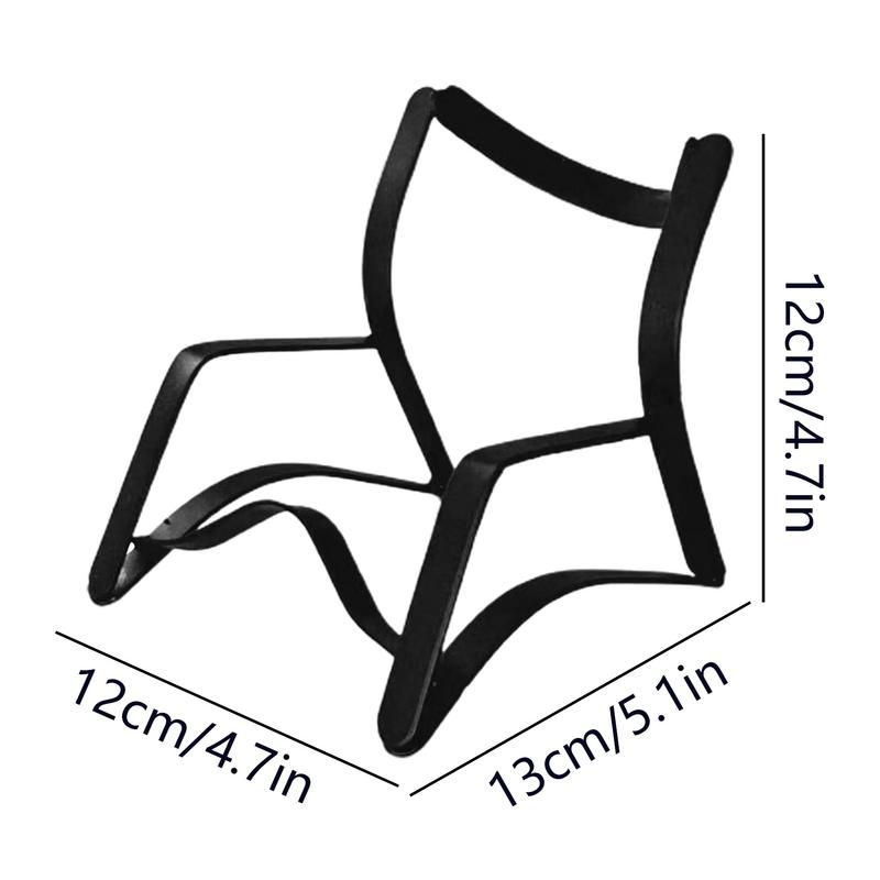 Metal Wine Display Holder Organizer Chair Shape Wine Racks Strong Load-Bearing Wine Bottle Rack for Dining Table Display Rack