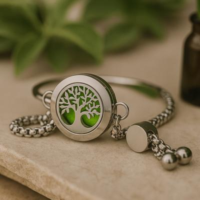 Essential Oil Diffuser Bracelet Tree of Life 20mm