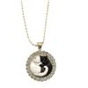 Black & White Cat Necklace - Versatile Festival Gift Jewelry