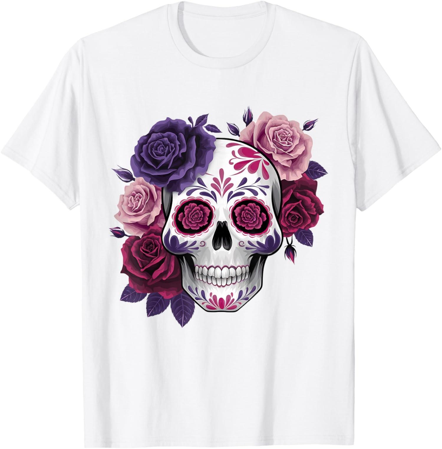 Day Of The Dead Mexico Dia De Los Muertos Merch Unisex T-Shirt S