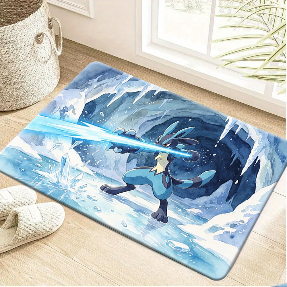 Pokemon Ash & Charizard Volcano Battle Print Non-Slip Floor Mat Doormat 40x60cm