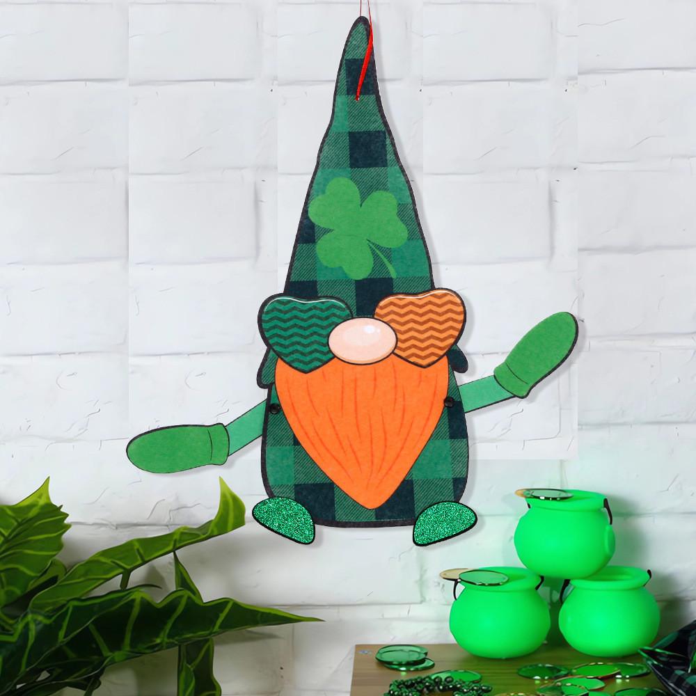 Adorable Festival Irish Nonwoven Fabric Hangings For St Patricks Day Decor Party