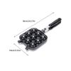 Aluminum Alloy Takoyaki Pan Nonstick Grills Pan Cooking Plate Takoyaki Maker with 9 Compartment Holes for Baking Cooking