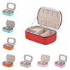 Fashion PU Leather Jewelry Packing Box Necklace Bracelet Organizer Earrings Rings Holder Dustproof Jewelry Storage Case Watch