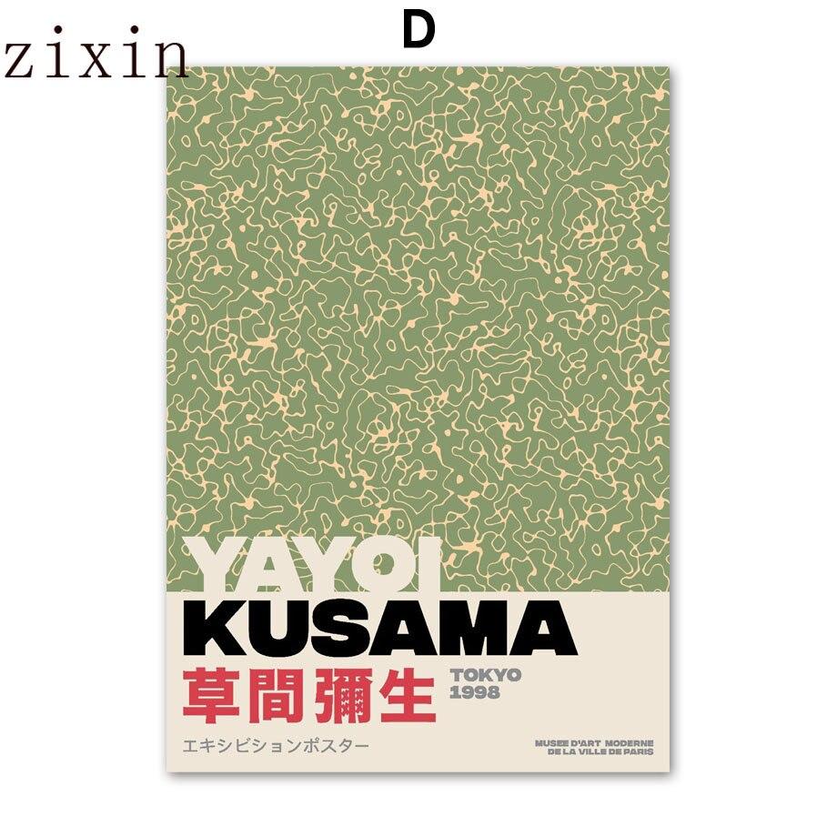 Pumpkin Shell Conch Flowers Yayoi Kusama Wall Canvas Painting Art Nordic Posters And Prints Wall Pictures For Living Room Decor